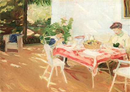 Georges Kars, U svačiny, 1908