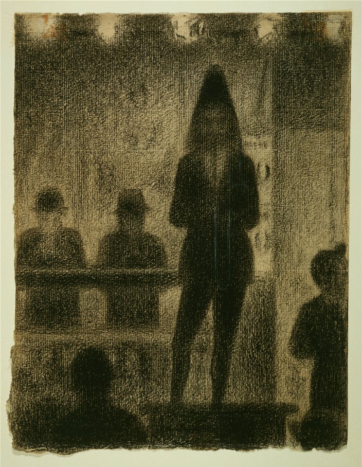 Georges Seurat, French - Trombonist (Study for Circus Side Show) - Google Art Project
