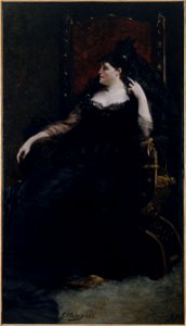 Georges Jules Victor Clairin - Portrait de -Gabrielle Krauss (1842-1906), chanteuse - P2254 - Musée Carnavalet