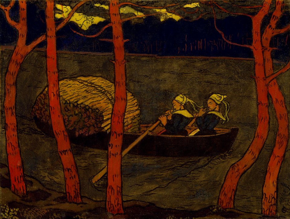 Georges Lacombe - Boatwomen in Brittany - Google Art Project