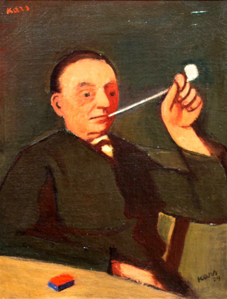Georges Kars, Autoportrait (l'Homme à la pipe), 1939, MNLP 179