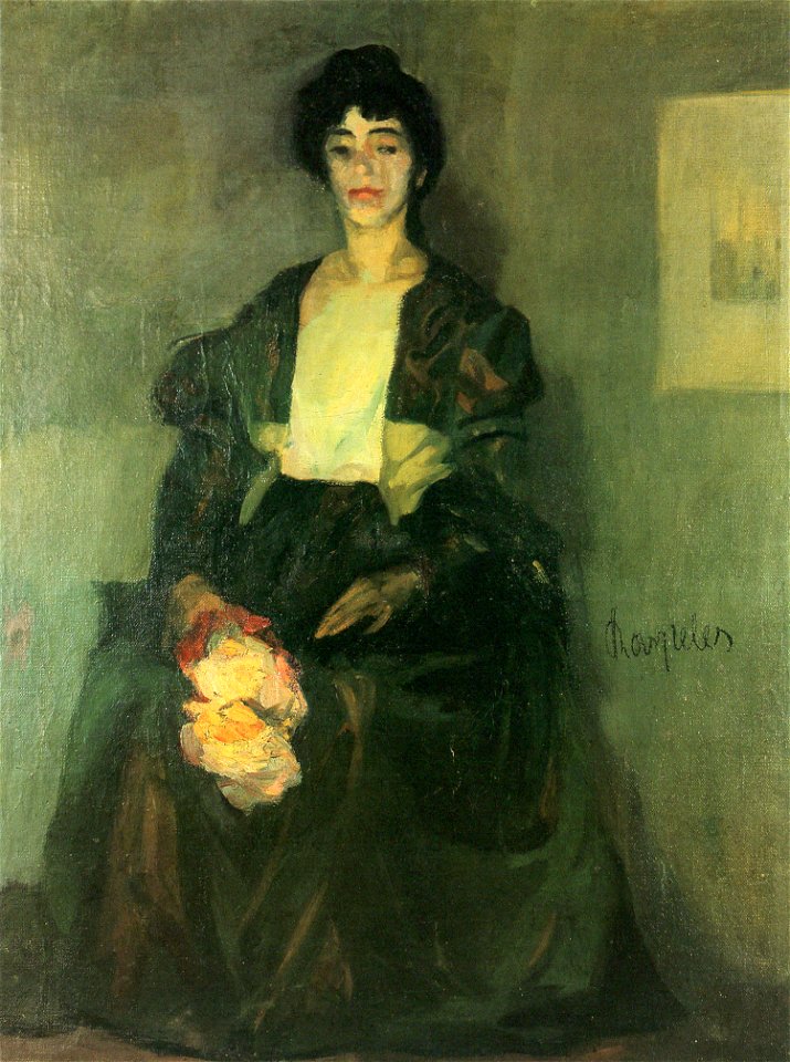 Georges Kars, Dáma s růžemi, VMG 249, 1906 (2)