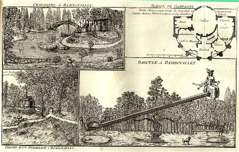 Georges Louis Le Rouge Jardins anglo-chinois G 0427 III Rambouillet