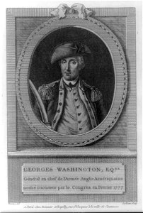 Georges Washington Eqer. général en chef de l'armée Anglo-Amériquaine, nom̄é dictateur par le congrès en Fevrier 1777 LCCN2004666685
