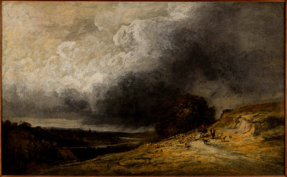 Georges Michel - Troupeau sous l'orage - PDUT1976 - Musée des Beaux-Arts de la ville de Paris