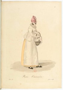 Georges-Jacques Gatine - Costumes d'ouvrières parisiennes, 1824, p. 11, Cuisinière