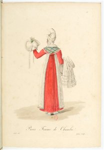 Georges-Jacques Gatine - Costumes d'ouvrières parisiennes, 1824, p. 05, Femme de Chambre