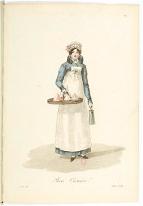 Georges-Jacques Gatine - Costumes d'ouvrières parisiennes, 1824, p. 21, Crèmière