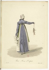 Georges-Jacques Gatine - Costumes d'ouvrières parisiennes, 1824, p. 29, Bonne d'Enfant