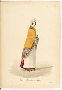 Georges-Jacques Gatine - Costumes d'ouvrières parisiennes, 1824, p. 33, Servante-maitresse
