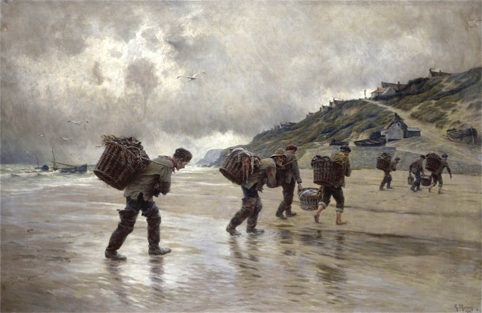 Georges-Philibert-Charles Maroniez - Pêcheurs d'Equihen (1902)