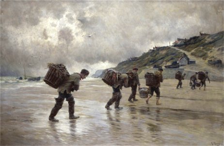 Georges-Philibert-Charles Maroniez - Pêcheurs d'Equihen (1902)