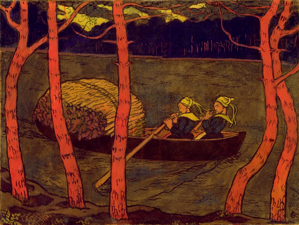 Georges Lacombe - Batelières en Bretagne
