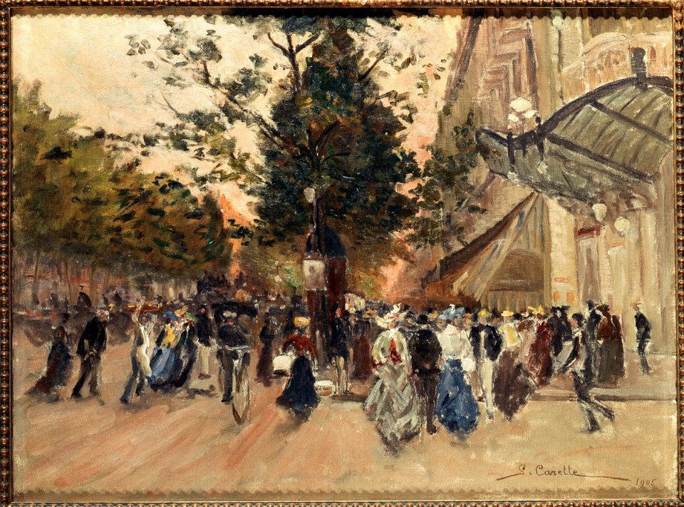 Georges-Émile Carette - Le boulevard des Capucines - P1423 - Musée Carnavalet