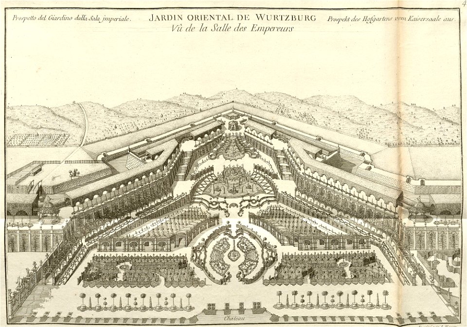 Georges Louis Le Rouge Jardins anglo-chinois G 0427 III Würzburg Hofgarten