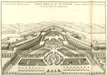 Georges Louis Le Rouge Jardins anglo-chinois G 0427 III Würzburg Hofgarten