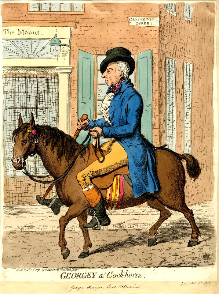Georgey a' cock-horse. (BM 1851,0901.833)