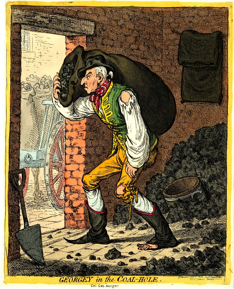 Georgey in the Coal-Hole. (BM 1868,0808.6900)