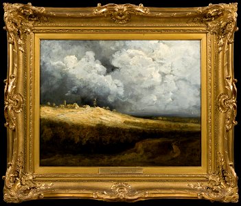 Georges Michel - Landscape with Clouds - NM 6784 - Nationalmuseum. Free illustration for personal and commercial use.