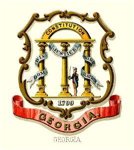 Georgia state coat of arms (1876, restored TIF)