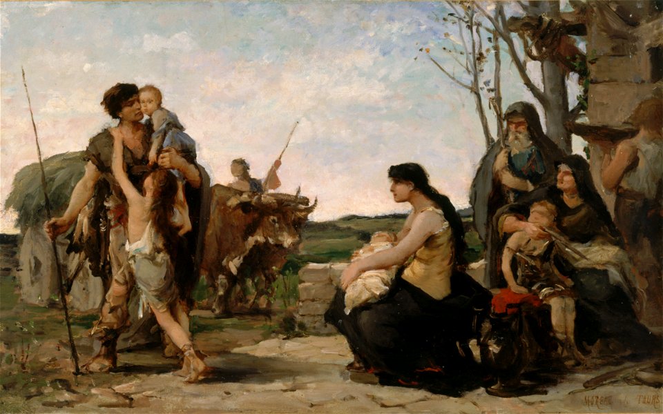 Georges Moreau de Tours - Esquisse pour la salle des mariages de la mairie du 2ème , La Famille - PPP4192 - Musée des Beaux-Arts de la ville de Paris