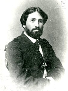 Georgian public figure Ilia Chavchavadze in his youth, mid 19th century