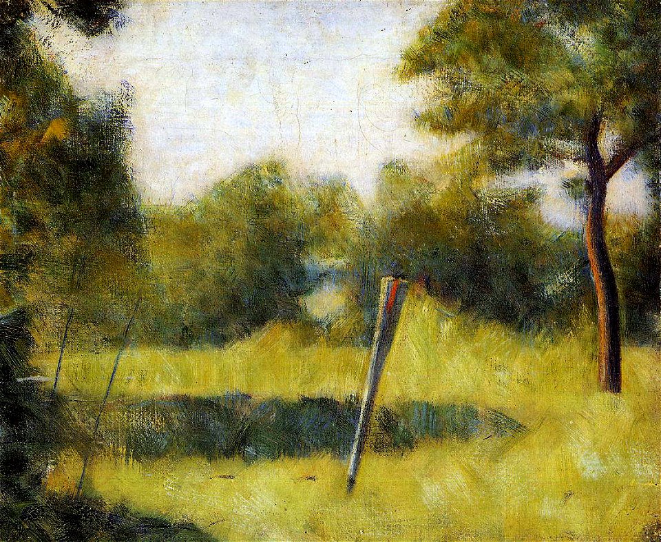 Georges Seurat - Paysage - Dreyfus PC 22