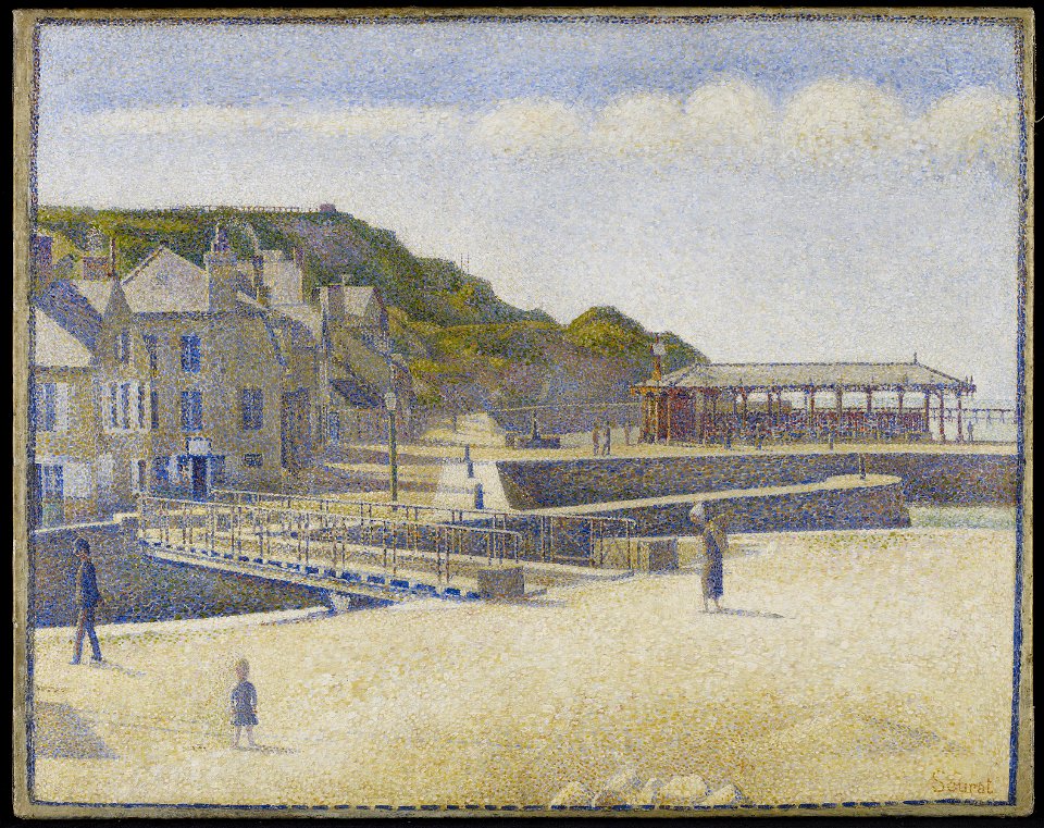 Georges Seurat - Port-en-Bessin - 55.38 - Minneapolis Institute of Arts