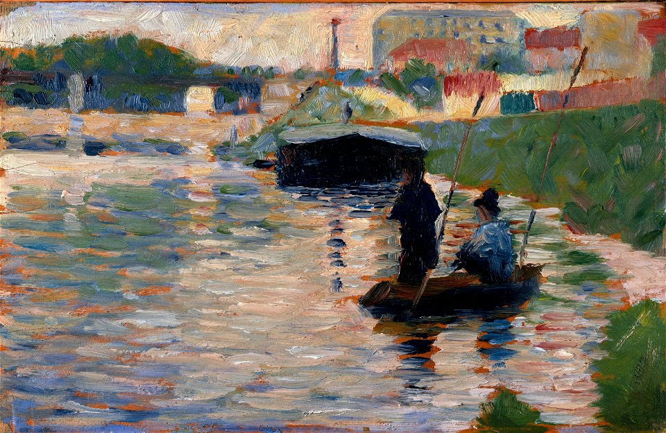 Georges Seurat - View of the Seine PC 81