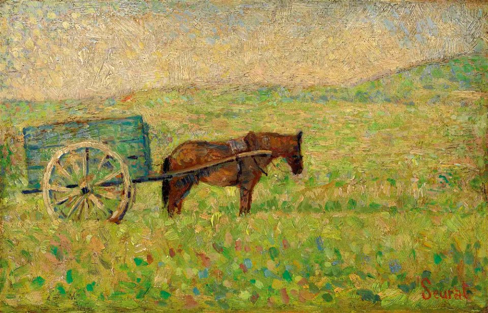 Georges Seurat - Attelage rural PC 51
