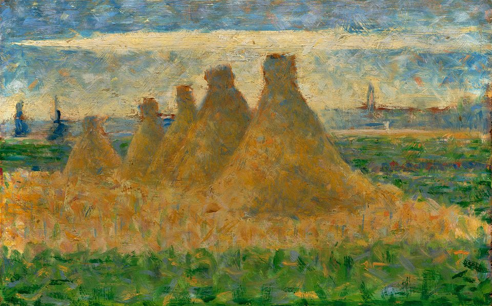 Georges Seurat - Haystacks - Washington