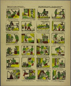 Gepaste boertery mag u, o jeugd vermaken, Doch volg geen guitentrek van Uilenspiegel op-Catchpenny print-PRENT 0176