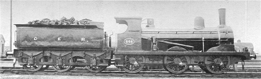 GER 0-6-0 Y14 locomotive, 644 (Howden, Boys' Book of Locomotives, 1907)