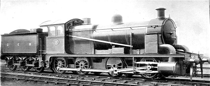 GER Decapod, rebuilt as 0-8-0 (Boys' Book of Locomotives, 1907)