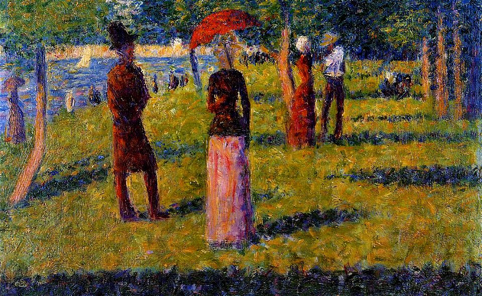 Georges Seurat - The Rope-Colored Skirt PC 118