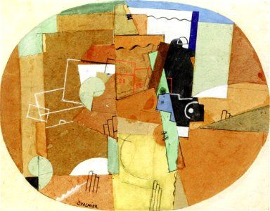 Georges Valmier cubist-composition-1920-1