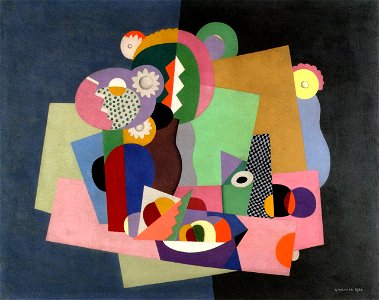 Georges Valmier flowers-and-fruit-1924