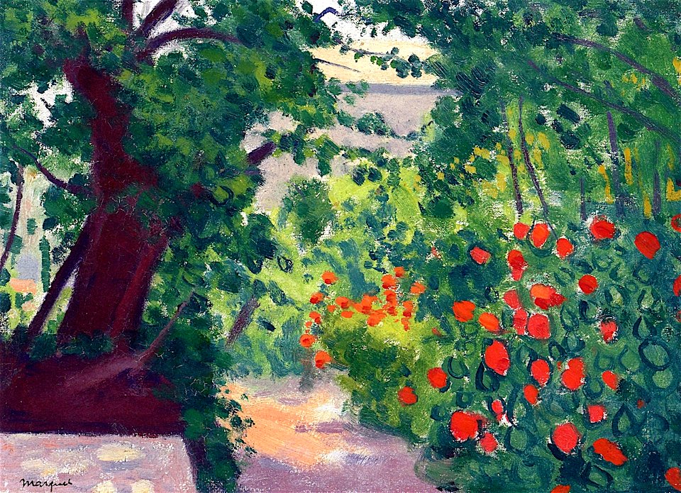 Geraniums, Summer Albert Marquet (1944-1945)