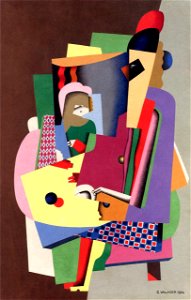 Georges Valmier the-piano-lesson-1924