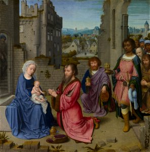 Gerard David - Adoration of the Kings - Google Art Project. Free illustration for personal and commercial use.