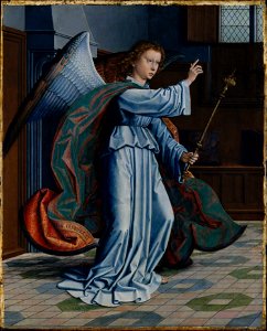 Gerard David - The Annunciation - WGA6019. Free illustration for personal and commercial use.