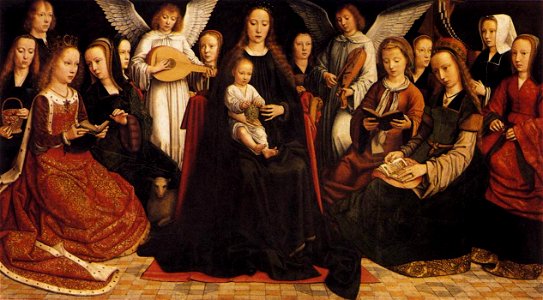 Gerard David - The Virgin among the Virgins - WGA6018