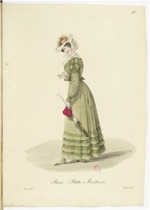 Georges-Jacques Gatine - Costumes d'ouvrières parisiennes, 1824, p. 46, Petite-Maîtresse
