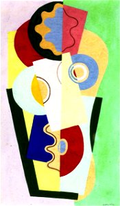 Georges Valmier bouquet-of-flowers-1930