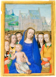 Gerard David - Virgo inter Virgines - Morgan Library