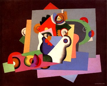 Georges Valmier composition-with-flowers-1924