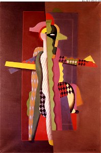 Georges Valmier Georges Valmier arlequin-dansant-1924