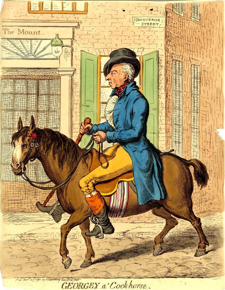 Georgey a' cock-horse. (BM 1868,0808.6568)