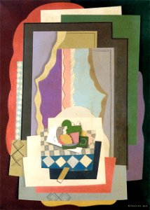 Georges Valmier still-life-in-front-of-the-window-1925