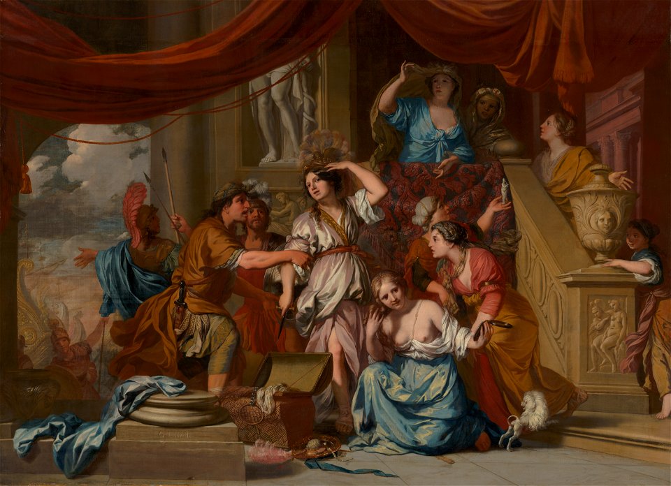 Gerard de Lairesse - Achilles Discovered among the Daughters of Lycomedes - 82 - Mauritshuis